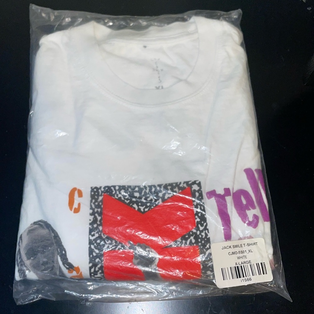 Jack Smile T-Shirt. X- Large. Brand new, still in packing.